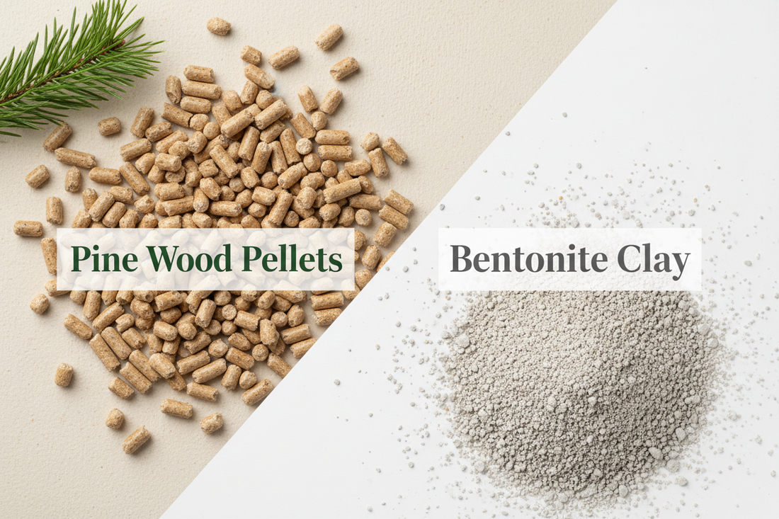 GIGO Pine wood cat litter & GIGO Bentonite Cat Litter